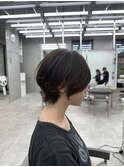 美髪シアーカラー髪質改善レイヤーカット切りっぱなしボブ