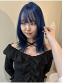 ネイビーブルー/ブルーカラー/名古屋ブリーチ