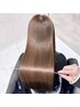 【クセが弱い方向け☆】カット+透明感艶カラー+髪質改善ヘアポテンツァ
