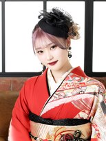 アルバム 銀座(ALBUM GINZA) 着物ヘアロング前髪カットおくれ毛_F41377