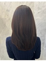 プラス アヴェダ(PLUS AVEDA)&nbsp;寒色系セミロングレイヤー