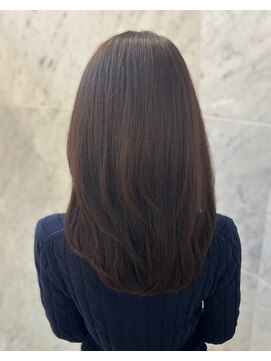 プラス アヴェダ(PLUS AVEDA) 寒色系セミロングレイヤー