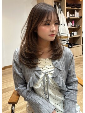 スイート ヘアデザイン(Suite HAIR DESIGN) ミルクブラウン×ハッシュカット