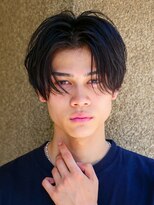 エルマーク メンズパーマ 吉祥寺(L-MARK)&nbsp;センターパート/ニュアンスパーマ/フェザーパーマ/men's