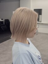 アンドシー(&C.) レイヤーボブ、ホワイトベージュ