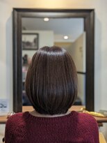 ラグラスヘアー(La grace hair)&nbsp;大人女性のツヤ髪ショートボブ×ブラウンカラー