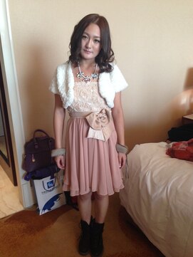 フェリシータ 緑地公園店(felicita) メルティベージュ＠センターパートコケティッシュホイップミディ