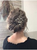 《青木指名限定》ヘアアクセサリー込みパーティーへアセット