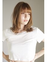 サク(Sac.)&nbsp;Sac.栃木優佑　似合わせカット　ミディアム　透明感カラー