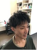 ツイストパーマ/2ブロック