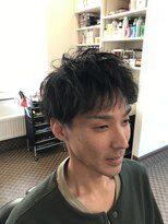 理容 うめむら ツイストパーマ/2ブロック