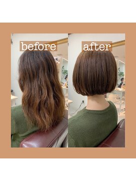 ディスオモテサンドウ 表参道(This OMOTESANDO) リアルサロンワークのbefore after