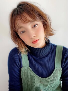 アグ ヘアー イリゼ 仙台駅東口店(Agu hair irise) 《Agu hair》ゆるカワ×ナチュラルボブ