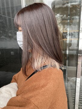 トイロ(toiro) インナーカラー　ホワイトベージュ