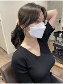 韓国ヘアー×サイドバング　横顔美人　Sac.恵比寿　栃木優佑
