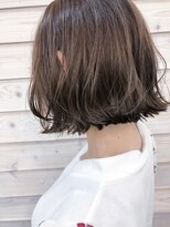 外ハネボブ＊アッシュブラウン＊切りっぱなし【ZinaCENTRAL】