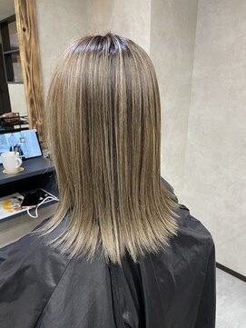 サニー 渋谷(SUNNY) グレーベージュニュアンスカラーアッシュミルクティー