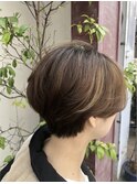 小顔ハンサムショート
