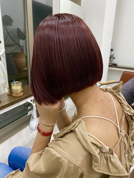 ニゲラ(Nigella) 重めの bob×cassis color