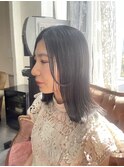 外ハネミディアムスタイル