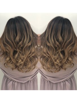 シャルティア(SHALLTIA) コントラストバレイヤージュ【SHALLTIA山口】【山口派手髪】