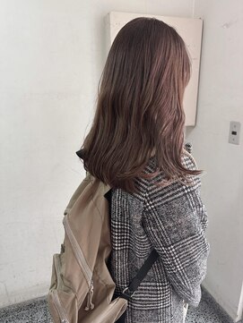 キャンバス バイ ネオリーブ 横浜西口(Canvas by neo.) セミロングレイヤー ハニーベージュ 髪質改善 sk