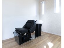 【フルフラットのシャンプー台】