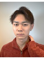 フリーク バーバーショップ 都島店(FREAK BARBER SHOP) アップバングショート【ツーブロック刈り上げ黒髪短髪】