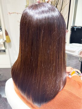 美容室フルール 20代30代40代大人可愛い髪質改善カラーショコラブラウン透明感