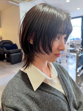 シム 千葉(sim) ニュアンスパーマ/ウェットヘア/レイヤーカット[千葉駅]