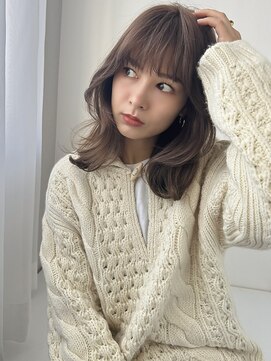 ソヨン 仙台落合店(SOYON) ミルクチョコレートカラー×ゆるふわ巻き