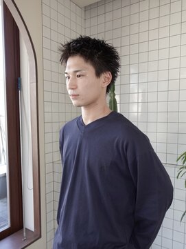 スタニング 渋谷(STUNNING.) スパイキーショート/メンズカット/眉カット/メンズヘア