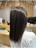 白髪ぼかし×立体ハイライト