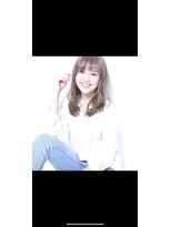 ヘアアート ジュース キャト(Hair art juice quatre)&nbsp;セミロングアッシュブラウン