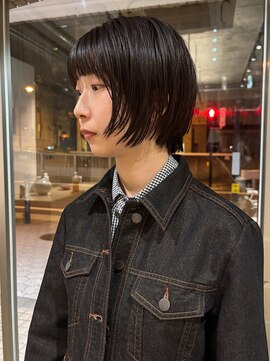 ハマモト ショートなのか、ボブなのか。