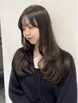 ザックラフィネ(ZACC raffine)&nbsp;オリーブベージュ/ワンカラー/レイヤーカット