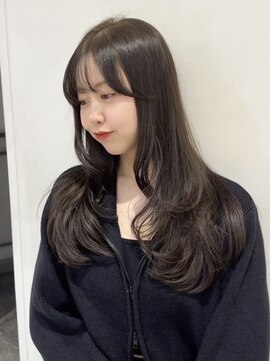 ザックラフィネ(ZACC raffine) オリーブベージュ/ワンカラー/レイヤーカット