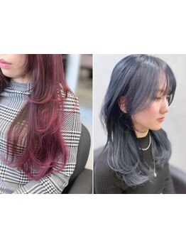 トレンドのデザインカラーもお任せ下さい！裾カラー・フェイスフレーミング・グラデーション何でもお任せ♪