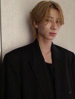 アンサー 渋谷(ANSWER)&nbsp;メンズバレイヤージュカラーハイライトカラーセンターパート韓国