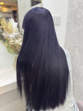 ラビス(Lovis) くびれヘア/アプリコットオレンジ/ハイライトカラー/夏/縮毛矯正