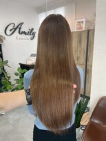アミリー ひたち野うしく店(Amily)&nbsp;ハイライトバレイヤージュダブルカラーケアブリーチ20代30代