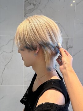 アヴァンスクロス あべのルシアス店(AVANCE.CROSS) ブロンド×ブルー