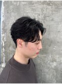 波巻きツイストスパイラルパーマ/フェザーパーマ/眉毛/メンズ