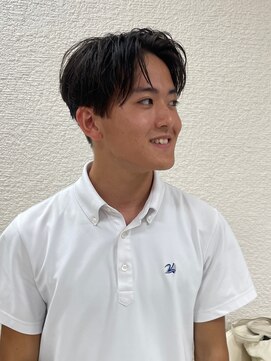 ケンジ 平塚ラスカ店(KENJE) 似合わせカット/メンズショート/アップバング/平塚駅