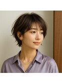 ミセスエアリーショートボブ　20代 30代 40代 50代 60代髪質改善