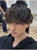 ツイストスパイラルラウンドマッシュシャドウパーマ