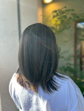 オリーブグレージュハイライト