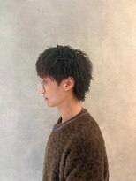 メンズサロン ルーブ 新潟(メンズサロンLOOB)&nbsp;刈り上げセンターパートフェザーパーマツーブロックメンズカット