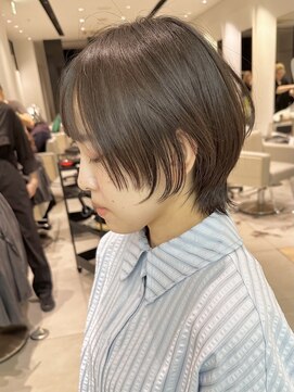 stair : case ginza7【ステアケース】 大人ナチュラル透明感カラーコンパクトまとまるショートボブ