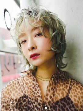 マノ 千歳烏山(MaNO) 〈m40〉大人ショートハイライト髪質改善キッズカット前髪30.40代